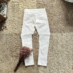 Uniqlo Selvedge Denim White Jeans Slim Fit Straight Low Men’s Size 29x32